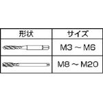 【5/15限定！抽選で最大100%ポイントバック★要エントリー】弥満和製作所:高炭素鋼スパイラルタップ HC-SP-M6 高炭素鋼用スパイラルタップ（メートルねじ用） （1本） オレンジブック 3974782
