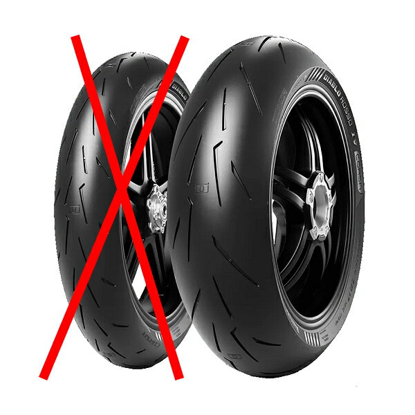 ピレリ（PIRELLI） DIABLO ROSSO IV CORSA　リア用　190/55ZR17M/CTL （75W） 3978100