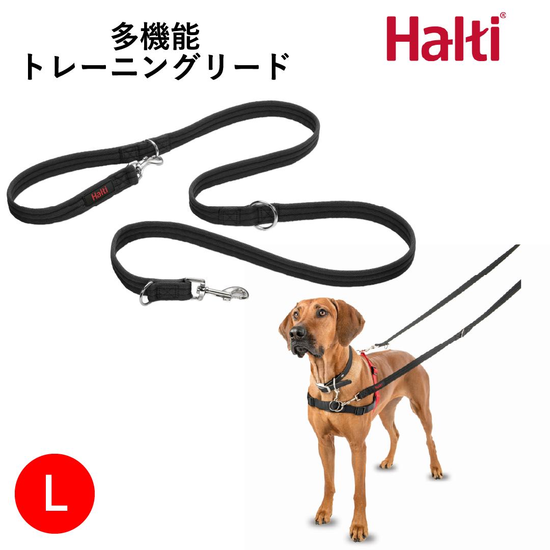 ＼本日 P5倍／ 犬 リード 【Halti トレーニングリード】ハルティ 小型犬 中型犬 大型犬 多機能【日本正規代理店】ブラック レッド サイズL