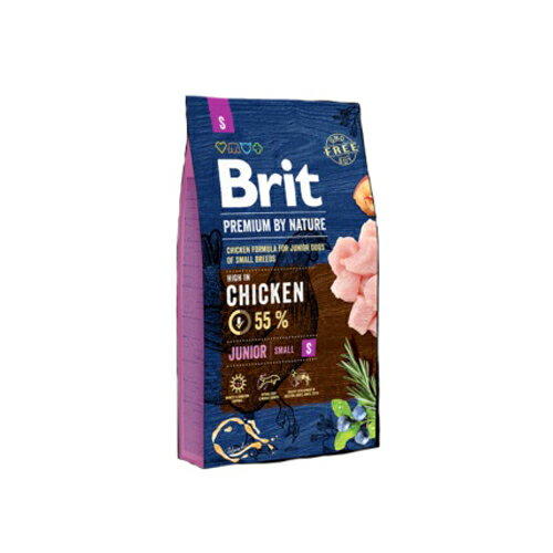 Domestic - 【Brit】ブリットプレミアム ジュニア S（小粒）【8kg】小粒タイプ 鶏肉 小型犬の仔 妊娠授乳