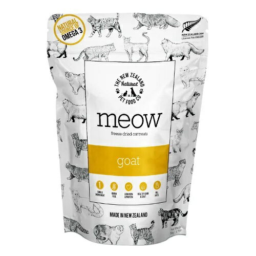 【meow (ミャウ) 】 ワイルドゴートトリーツ 【50g】