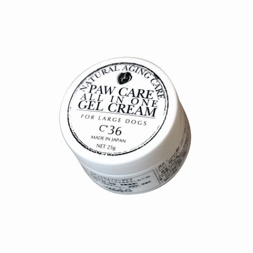 Paw Care - 【Aliel&C。】アリールアンドシー パウケアオールインワンジェルクリームC36 大型犬用 【25g】肉球ケア 無香料 パラベンフリー エイジングケア