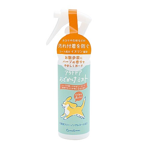其它 - 【 クークー】【犬用】アウトドアおでかけミスト （95ml）お散歩 汚れの付着を防ぐ 花粉やほこり 被毛保湿ケア ハーブの香り イヌリン配合