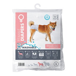 【M-PETS】エムペッツ　洗える女の子用オムツ　WASHABLE　 (Lサイズ)