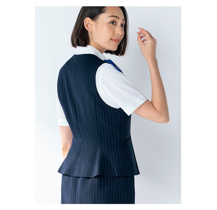 セロリー 事務服 タイトスカート S-1200 ストレッチ 制電 ウエストゴム ホームクリーニング オフィスウェア レディース 制服 ユニフォーム selery【5-19号】