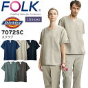 ディッキーズ スクラブ フォーク 7072SC ストレッチ 吸水 速乾 男女兼用 メンズ レディース 医療用白衣 病院 クリニック看護師 医者 医師 Dicki...