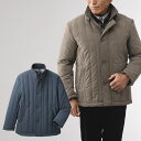 シニアファッション メンズ 80代 70代 60代 90代 秋冬 防寒 あたたかい モスピーチ起毛 縦キルト中綿スタンドャケット おじいちゃん 服 プレゼント ...