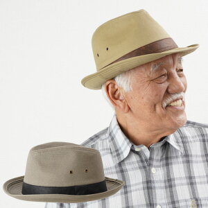 シニアファッション メンズ 80代 70代 60代 90代 春夏 帽子 紳士 ビンテージワッシャー加工ハット おじいちゃん 服 紳士服 男性 祖父 お年寄り 老人 高齢者 父の日 プレゼント 実用的
