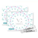 高濃度 ビタミンC 3000mg 2箱セットイギリス産 含有率96% サプリメント 粉末 スティック VC(ブイシー) 30包 ブイシマン