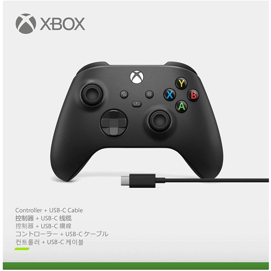 X box 送料無料 Xbox ワイヤレス コントローラー + USB-C ケーブル Xbox Series X|S Xbox One 1V8-00005 Windows 10 PC Android ゲーム 無線 有線「新品」