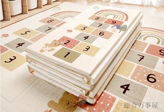 Rakuten - ベビーマット プレイマット 180×150cm /180*200cm 厚手 2cm やわらかクッションマット ロールマット XPE素材 防水 防音 抗菌