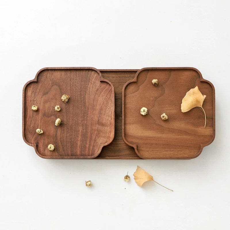 31*15*2cm 木製食器 クルミの木 プレ...の紹介画像2