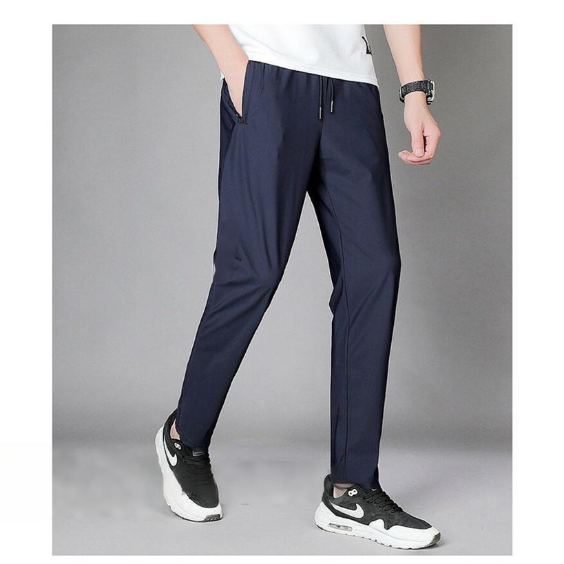 春 ジョガーパンツ メンズ 細身 スウェット ゴルフパンツ ストレッチ 涼しいパンツ 接触冷感 夏 薄め 春夏 通気性