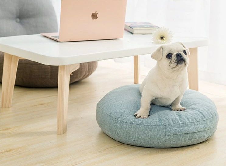 座布団 クッション 丸 円形 座蒲団 フロアクッション 座椅子 おしゃれ かわいい シンプル 通気性 北欧 マット 直径60cm ざぶとん インテリア