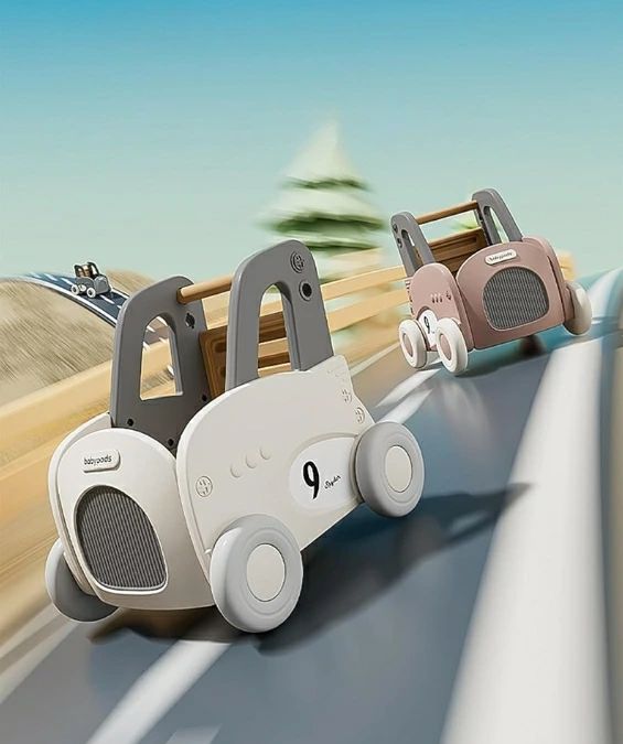 おもちゃ箱 ボックス 手押し車 赤ちゃん キッズワゴン ベビーウォーカー ワゴント...