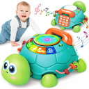 多機能 ハイハイカメ 赤ちゃん おもちゃ 知育玩具 1歳 2歳 音と光 指先訓練 聴覚発達 色認知 動物認知 鼓 楽器 赤ちゃん 玩具 0歳 出産祝い 男の子 ...