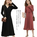 長袖 ワンピース ゆったり マタニティ ワンピース 授乳服 シャツワンピース フレア Aライン フリル 春秋 ニットソー 通勤 OL お出かけ カジュアル 結婚...