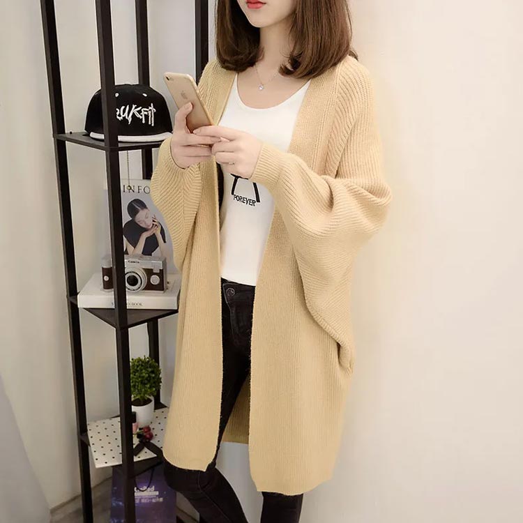 カーディガン トッパーカーディガン ボリューム レディース シンプル ニット ロング ロングカーディガン ゆったり 袖 トップス ロングカーデ 春秋 体型カバー 春秋 羽織 アウター ゆるニット ドルマンスリーブ きれいめ 通勤 通学 大人可愛い