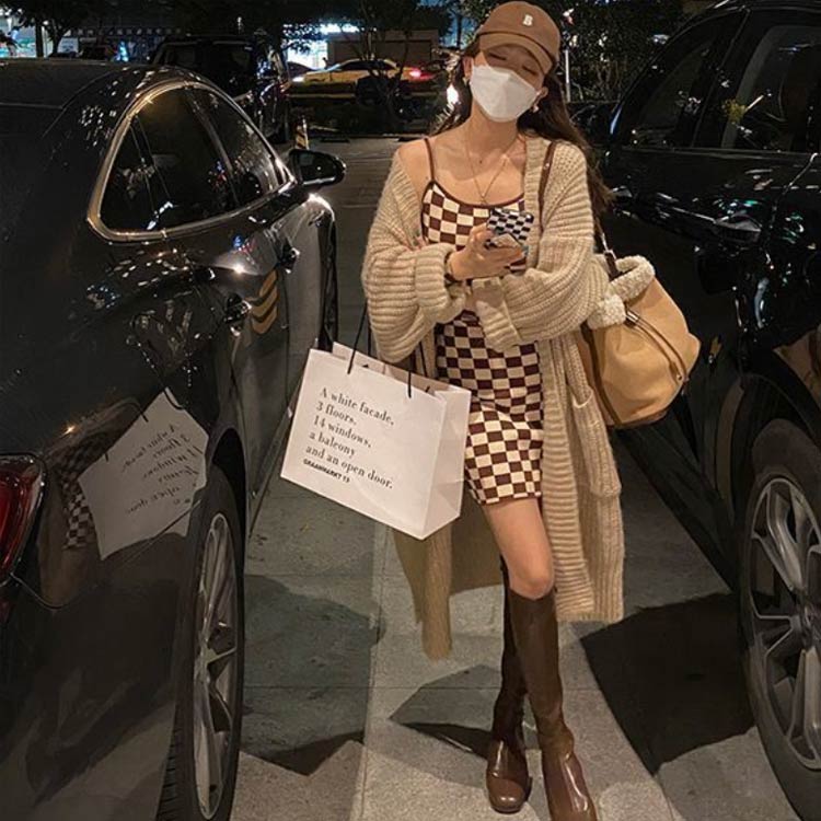 ニット オーバーサイズ ロングカーディガン ノーカラー 春 カーディガン ロング ボ...
