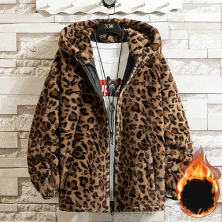 ボアジャケット 韓国ファッション レオパードジ...の紹介画像3