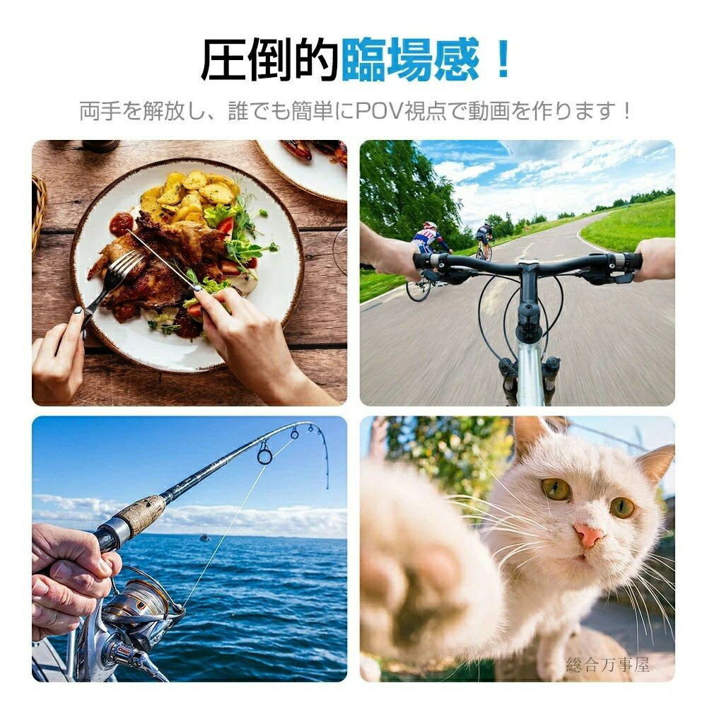 スマホ ネックホルダー 首掛け マグネット動画視聴 動画撮影 携帯電話 ネックレス式マウント スマホブラケット 折り畳み 多角度調整 360度回転 ぶら下げる 自転車 両手解放 首掛けストラップ 自撮り iPhone/Android 3