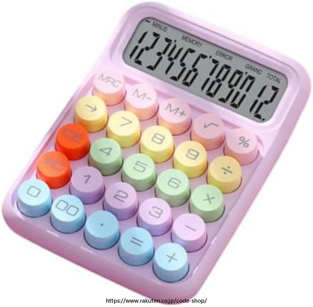 電卓、メカニカルキーボードデスクトップ、オフィスサイエンスデイリーベーシックオフィス、メカニカルキー財務オフィス (ライトブルー)