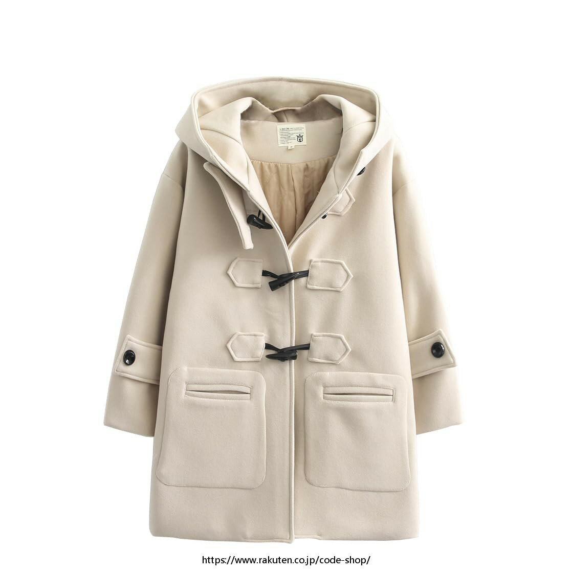 樂天商城 - ダッフルコート レディース 学生 コート ダッフル ロング 白 ロングコート 学生用コート かわいい 制服 ネイビー 紺