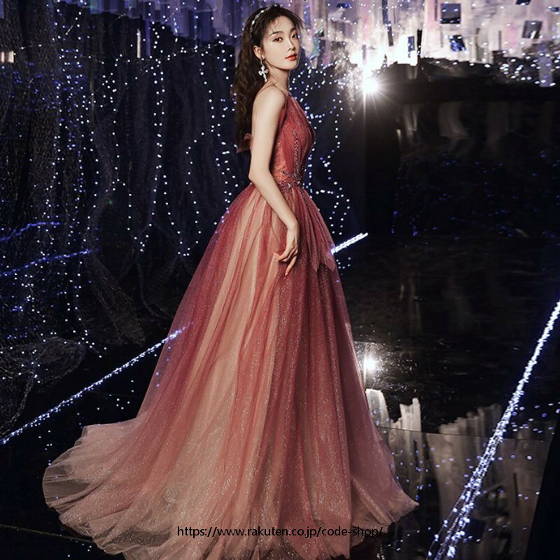 ロングドレス カラードレス ウェディングドレス ワンピース パーティードレス 演奏会 発表会 二次会 コンサート舞台 卒業式 同窓会 披露宴 謝恩会 バレンタイン プレゼント