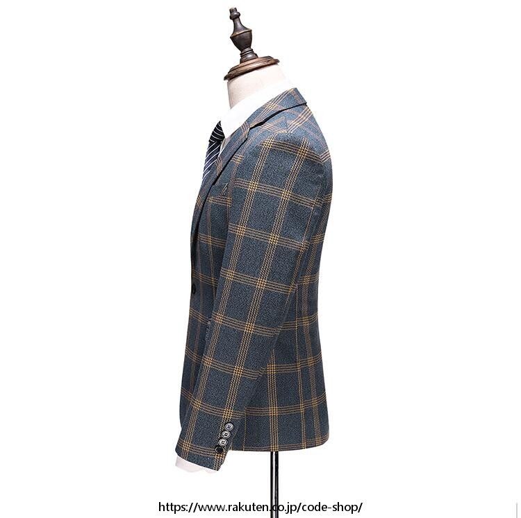 チェック柄 タキシード メンズスーツ 洗える 3ピーススーツ おしゃれ メンズ スーツ 結婚式 二次会 suit 細身 花婿 紳士用 フォマール キャリア ビジネススーツ 通勤 就職 入社 スリムスーツ 卒業式 忘年会 大きいサイズ