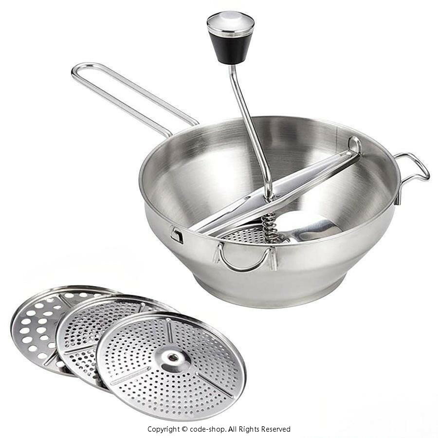 野菜マッシャー 手動 フードミル ムーラン 裏ごし器 裏ごし器 フード ミル 大容量 フードミル 手動 う..