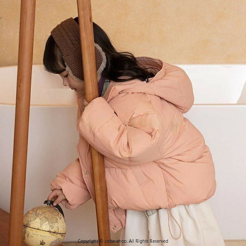 ダウンジャケットコート キッズ 冬服 子供服 女の子 男の子 コート フード付き ジ...