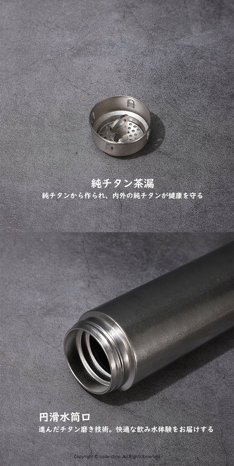 水筒 純チタン ボトル ギフト ボックス付き500ml スボトル 真空断熱 軽量 清潔 保...