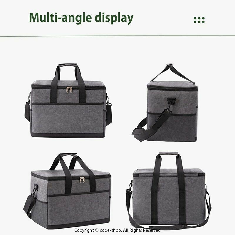 保温バッグ 保冷バッグ 35L クーラーボックス クーラーバッグ おしゃれ 折りたたみ BOX 大きい 軽量 保冷 保温 運動会 テーブル ピクニック キャンプ用品 ロールテーブル BBQ アルミ 用品 釣り ソフトクーラー バーベキュー 大容量 code-shop-10025248 ソウゴウバンジヤ サンプル画像2