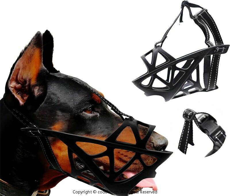非常に柔らかい素材で作られており、犬の肌や口に傷をつけることはありません。敏感な犬にも安心して使用できます。 サイズを調整できるため、小型犬から大型犬まで、さまざまな犬種に適応します。簡単に調整できるので、愛犬にぴったりのフィット感を提供します。 通気性に優れており、犬が長時間装着しても快適に過ごせます。熱がこもらず、息苦しさを感じさせません 装着しても、犬は自由に水を飲むことができます。口元に十分なスペースがあり、飲水や呼吸に支障をきたしません。 装着中だけでなく、使用後も犬に傷をつけることはありません。安全で優しい設計がなされており、長期間使用しても安心です。