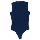 ゲス レディース トップス カジュアル GUESS W63P2HK5DA1 ノースリーブボディスーツ SL INDIGO JERSEY | 3