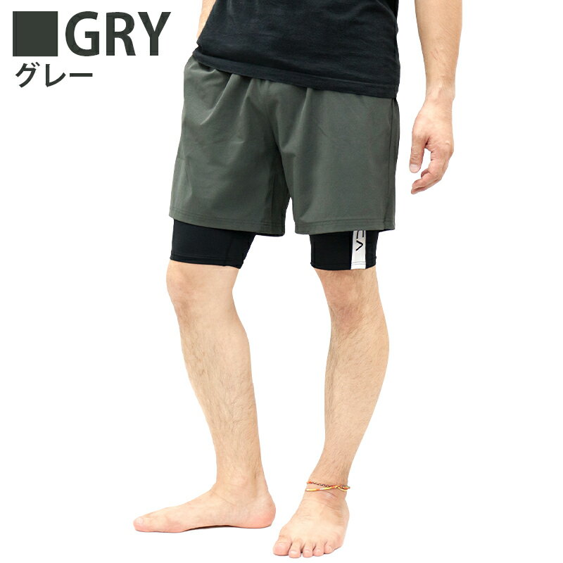 ルーカ メンズ ボトムス トレーニング RVCA BA041611 水着 レイヤードショートパンツ 水陸両用ストレッチ | スポーツウェア ランニング ジム フィットネス ランニング アウトドア テニス