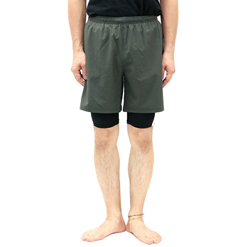 ルーカ メンズ ボトムス トレーニング RVCA BA041611 水着 レイヤードショートパンツ 水陸両用ストレッチ | スポーツウェア ランニング ジム フィットネス ランニング アウトドア テニス