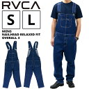 ルーカ メンズ ボトムス カジュアル RVCA BA042701 リラックスフィット デニムオーバーオール NAILHEAD 3