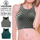 ボルコム レディース トップス カジュアル VOLCOM B0121520 タンクトップ クロップド ダブルニット UP NEXT HALTER |