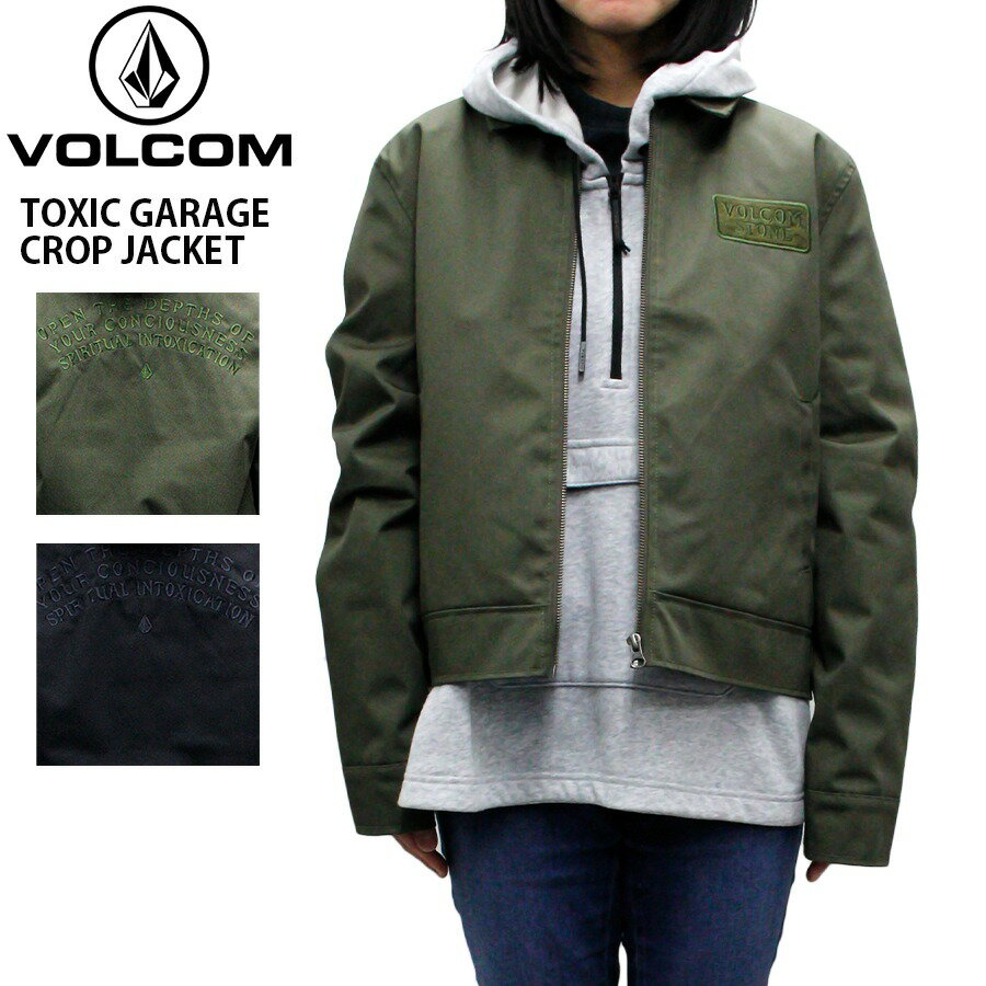 ボルコム レディース アウター カジュアル VOLCOM B15318JA キルティングジャケット TOXIC GARAGE CROP