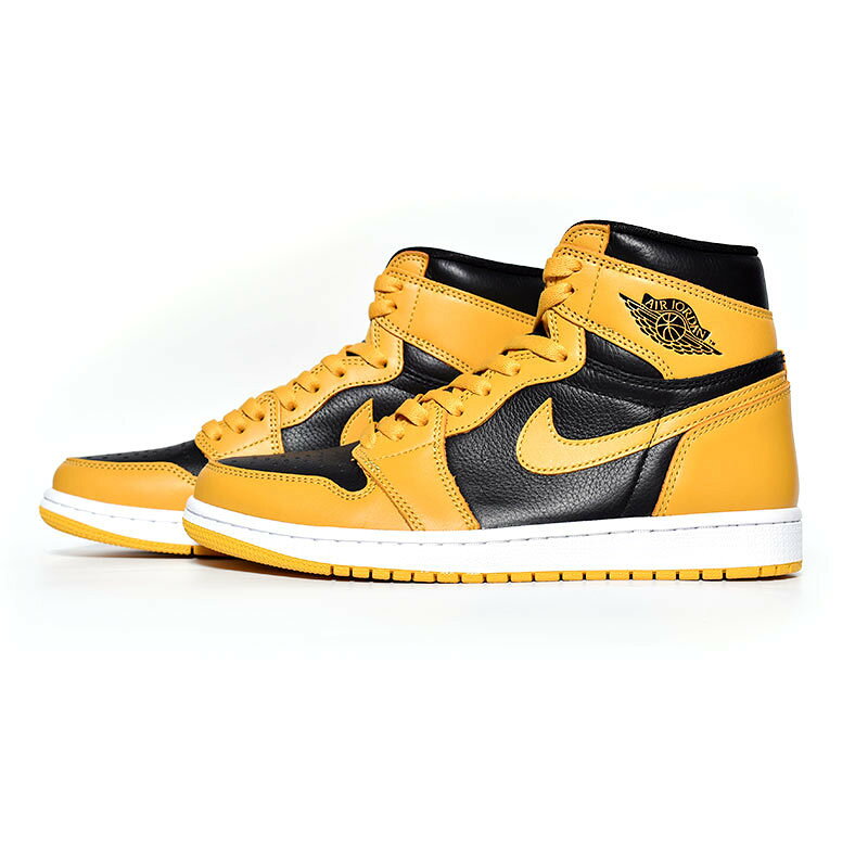 NIKE AIR JORDAN 1 HIGH OG POLLEN ナイキ エア ジョーダン 1 ハイ スニーカー ( ポラン 黒 ブラック 黄色 イエロー メンズ 555088-701 )