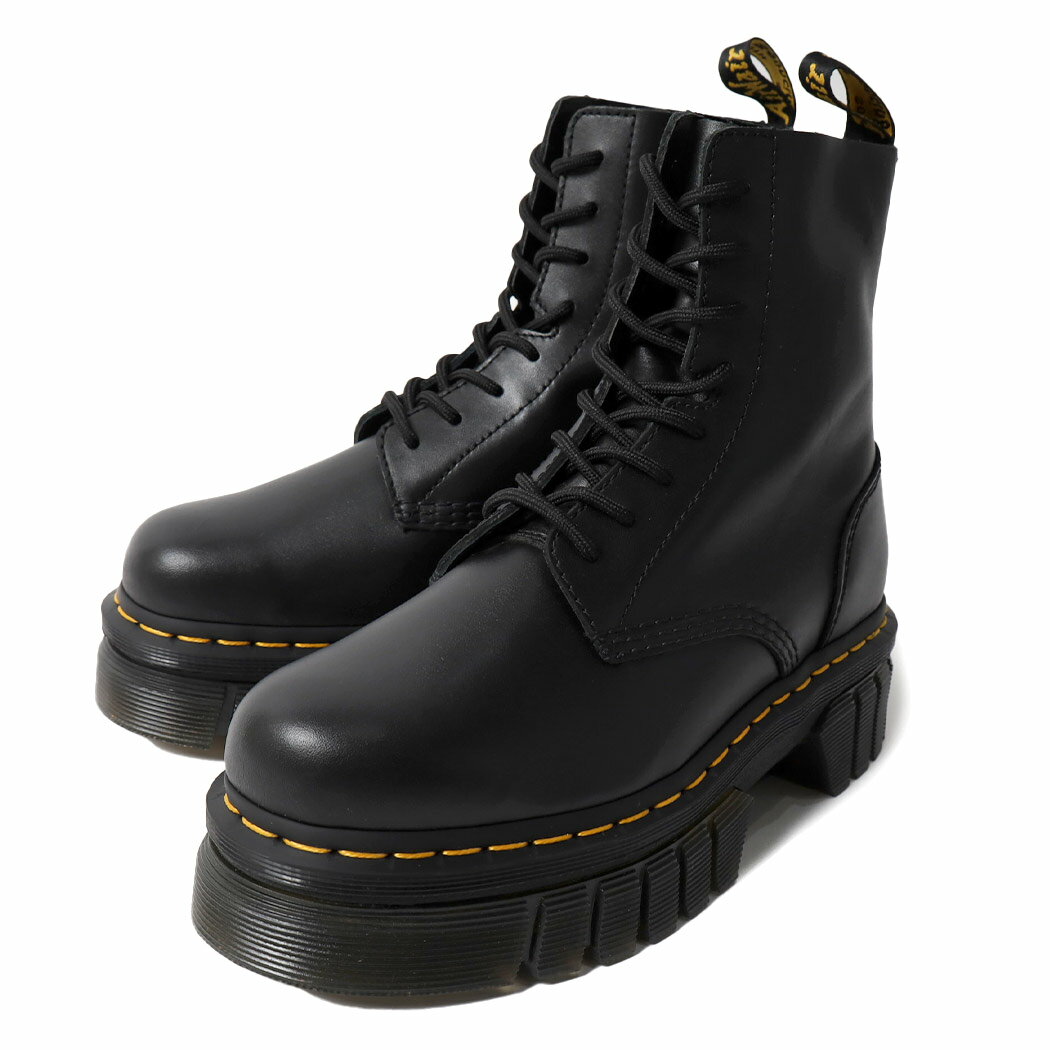 Dr.Martens ドクターマーチン 8ホール レザー シューズ ブーツ AUDRICK 8HOLE BOOT SMOOTH BLACK 黒 ブラック レースアップ 27149001