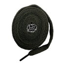 【15時までのご注文で即日発送!!】Foxtrot Uniform THREADS SPORT LACES BLACK フォックストロット ユニフォーム シューレース スニーカー ( 120cm 170cm 黒 ブラック 靴紐 )