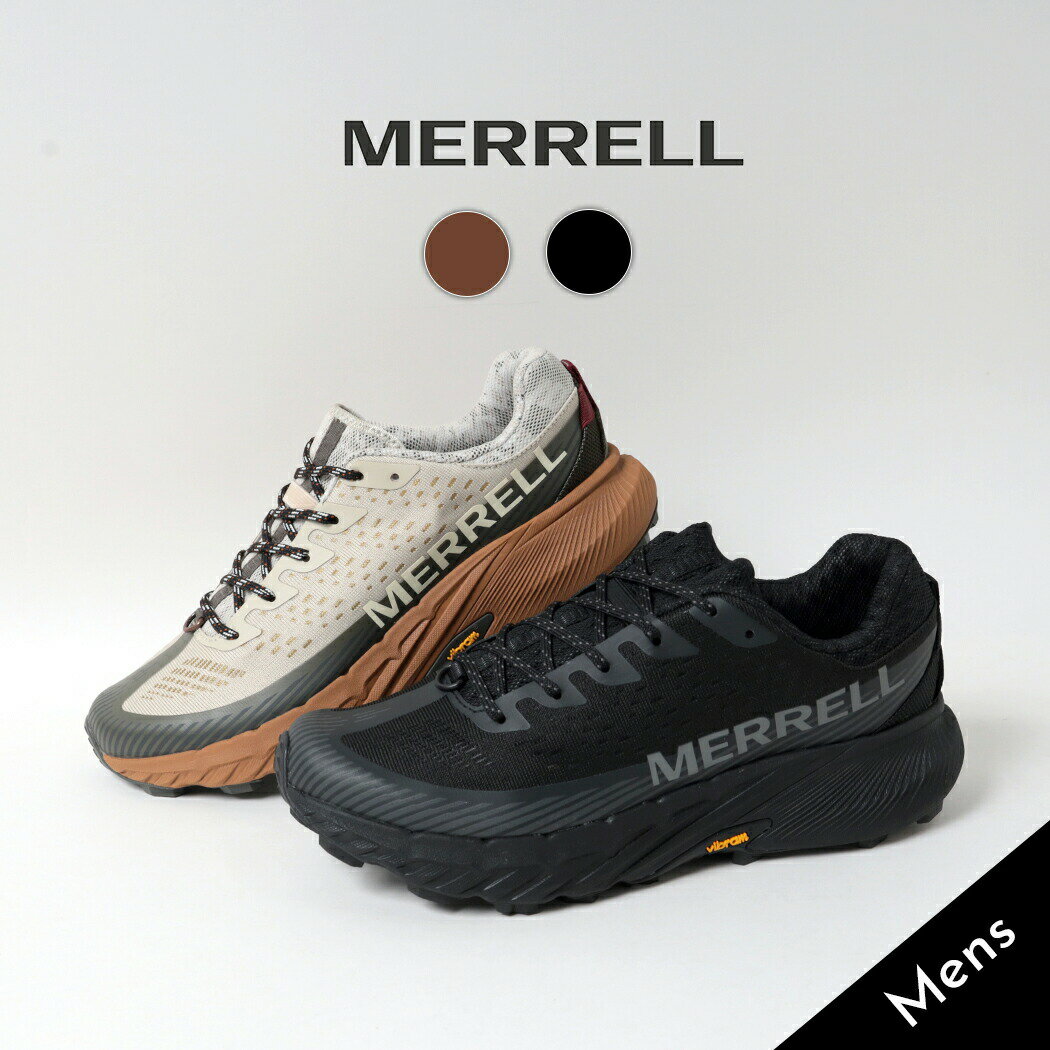 MERRELL メレル アジリティー ピーク シューズ スニーカー ランニング AGILITY PEAK 5 BLACK/BLACK OYSTER/OLIVE ( 黒 ブラックオイスター グレー ベージュ メッシュ アウトドア メンズ レディース J068045 J067767 )
