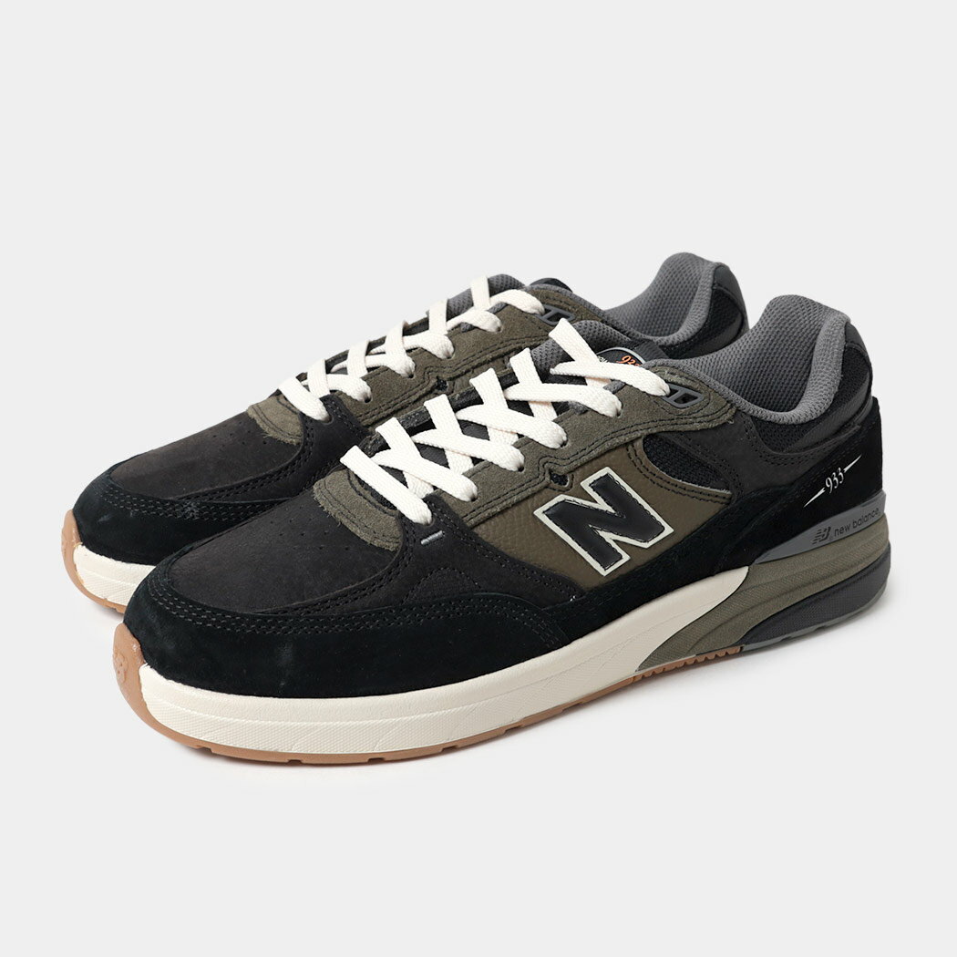 Andrew Reynolds × NEW BALANCE ニューバランス ヌメリック 993 スニーカー NUMERIC NM933BST BLACK OLIVE ( コラボ 993 992 黒 ブラック カーキ SKATE スケート )