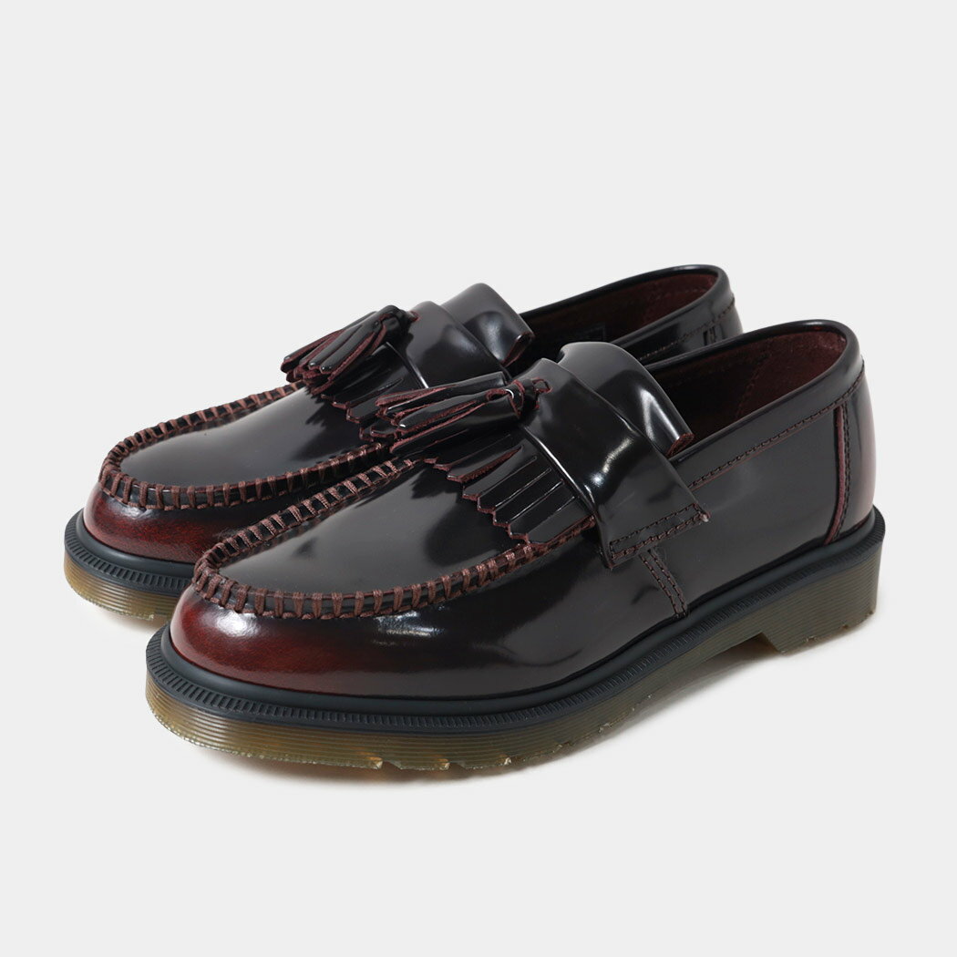 Dr.Martens ドクターマーチン アドリアン ローファー レザー シューズ ADRIAN LOAFER CHERRY RED ( 厚..