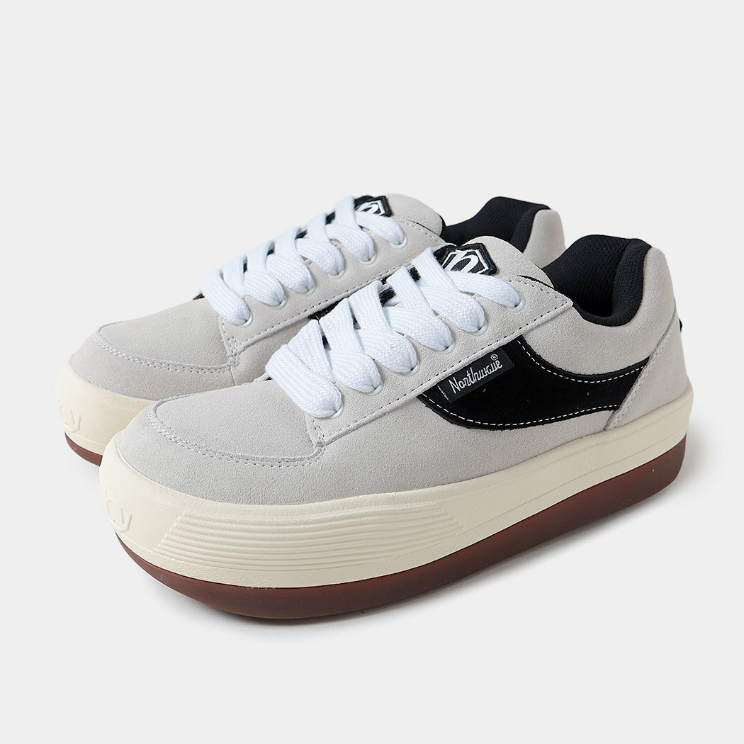 樂天商城 - 【1000円OFFクーポン発行中!】NORTHWAVE ノースウェーブ エスプレッソ スエード スニーカー ESPRESSO SUEDE 90s GRAY/BLACK ( 灰色 グレー 黒 ブラック 厚底 国内正規品 メンズ レディース ボリュームソール NW-007 )
