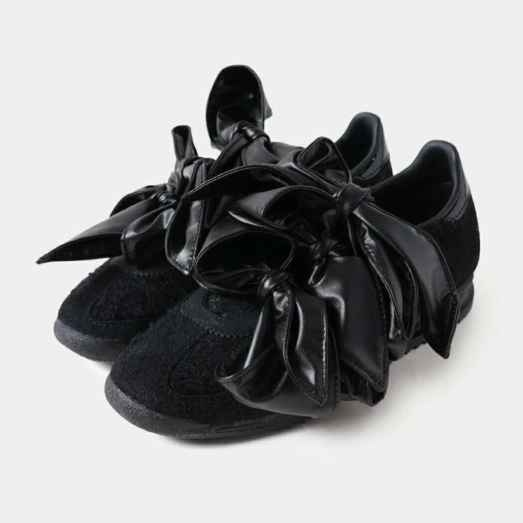 adidas アディダス SL 72 OG BLACK ウィメンズ スニーカー ( 黒 メンズ レディース リボン コラボ Caroline Hu 韓国 ブラック JQ4292 )