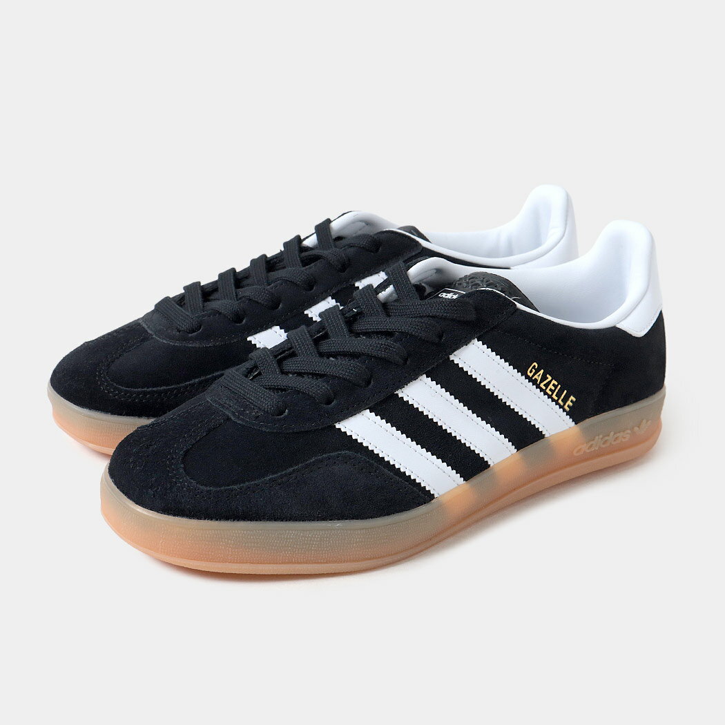 樂天商城 - adidas アディダス ガゼル インドア スニーカー GAZELLE INDOOR CORE BLACK/FTWR WHITE/GUM ( ガッツレー 黒 ブラック 白 ホワイト メンズ JI2060 )