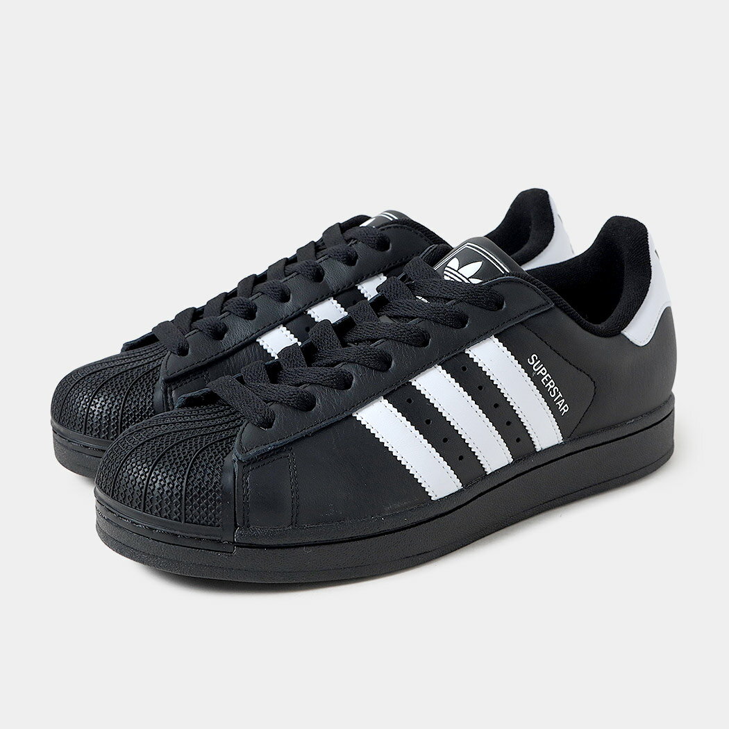 adidas アディダス スーパースター 2 スニーカー SUPERSTAR II CORE BLACK/FTWR WHITE/CORE BLACK ( 黒..
